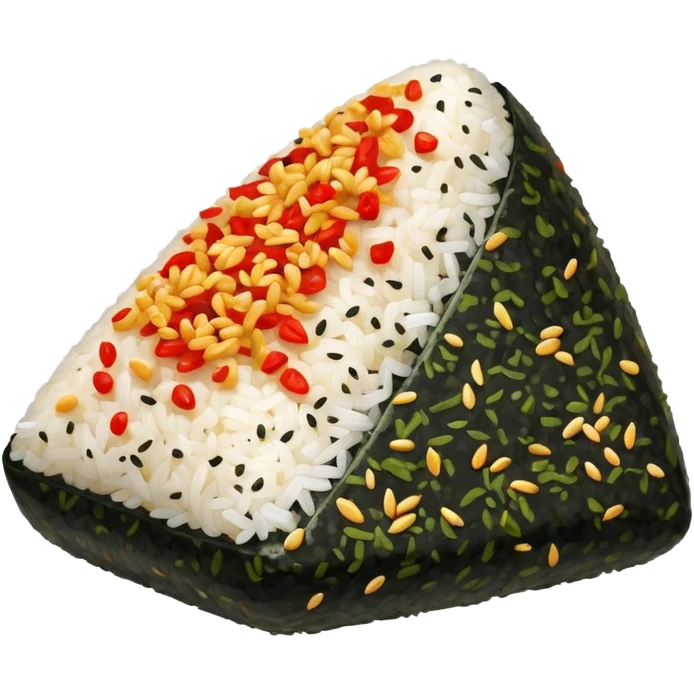 Spicy onigiri emoji