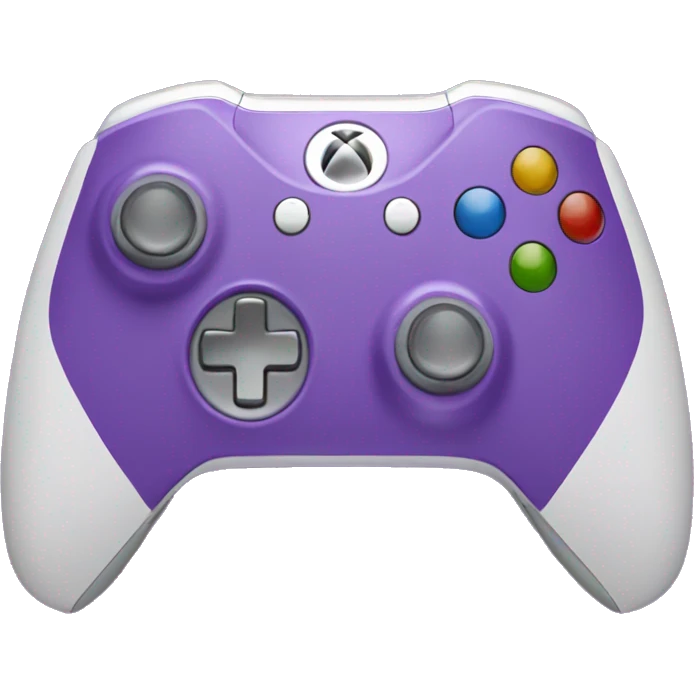 Purple Xbox controller  emoji