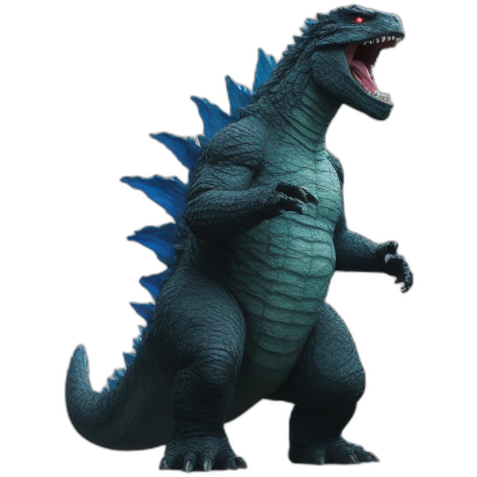 Godzilla (proportional) (realistic) (Godzilla King of the Monsters, 2019) emoji