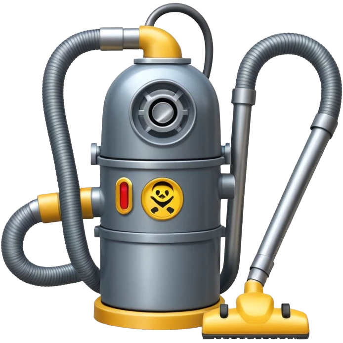 Dust extraction vacuum emoji