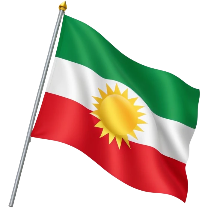 Kurdistanflagge  emoji