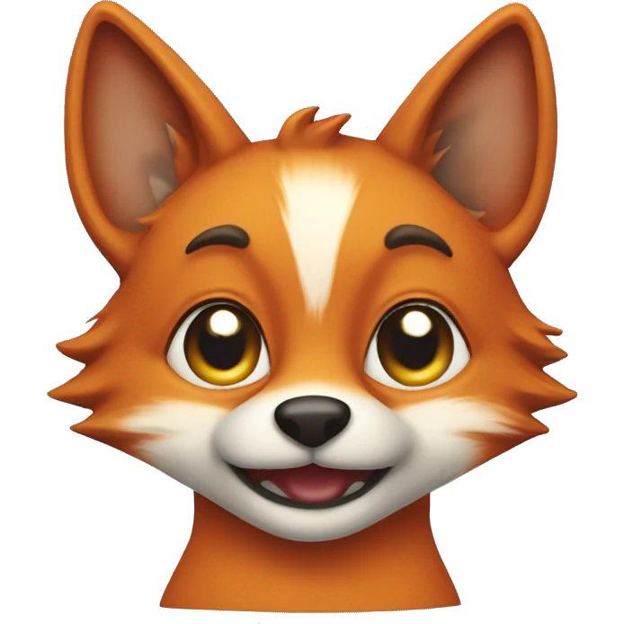 Fuchs isst Gummibärchen  emoji