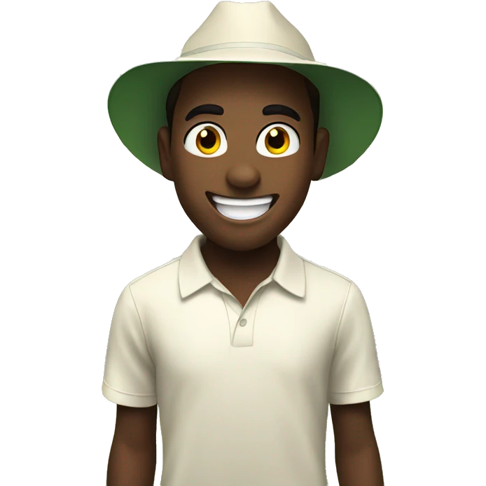 Excited boy for cricket match emoji