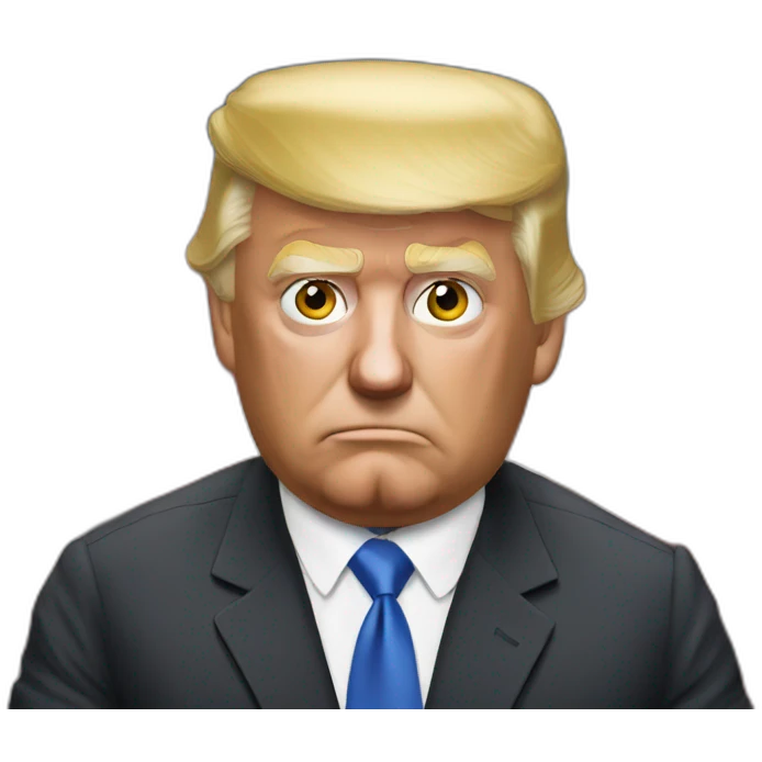 Bored trump emoji