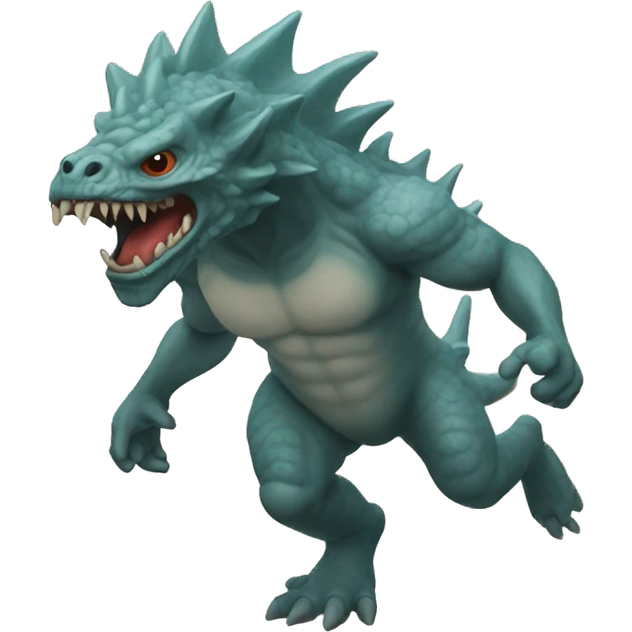 Hishobu exiting Kaiju form  emoji