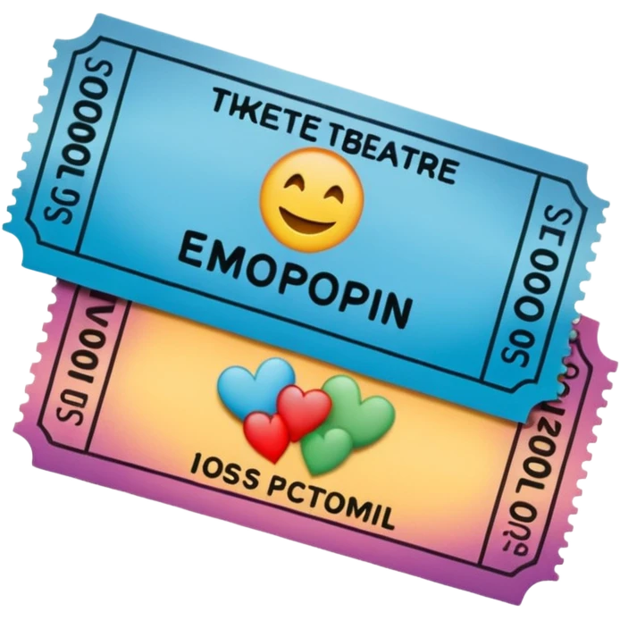 theatre ticket emoji
