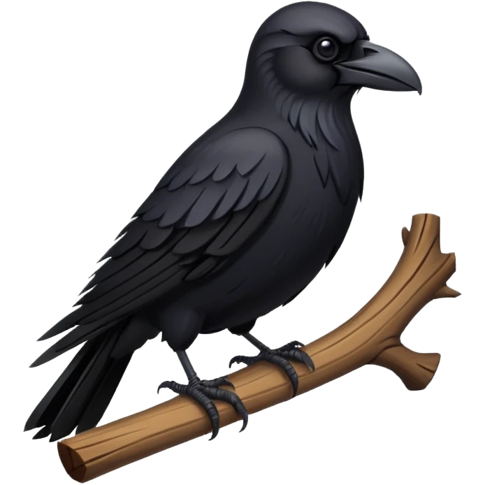 a cartoon Viking raven emoji