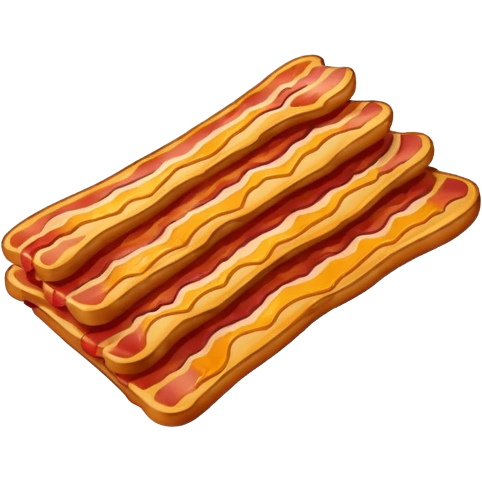 Happy streaky bacon emoji