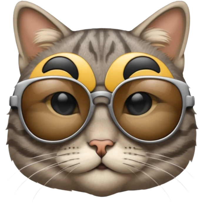 Cat wearing sunglasses emoji
