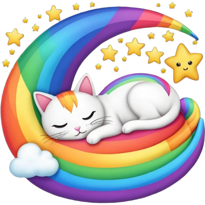 catnap and craftycorn past black rainbow emoji