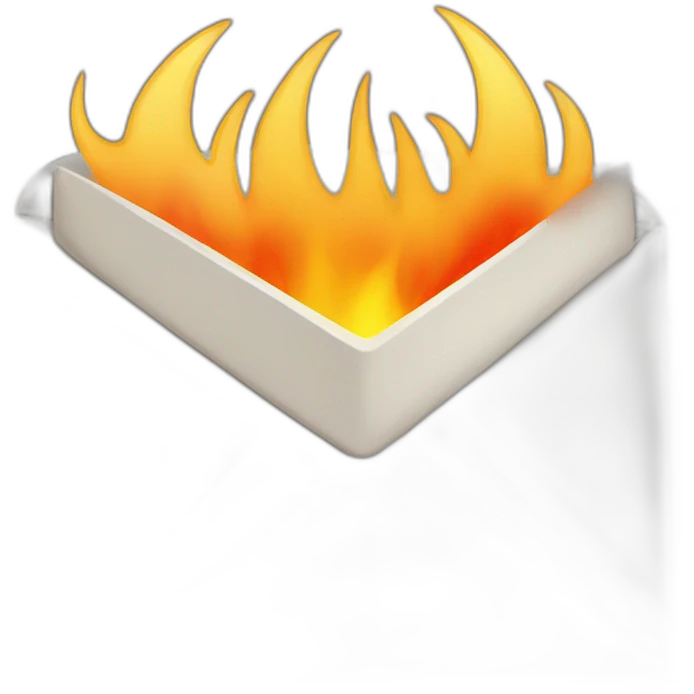 Fire email emoji