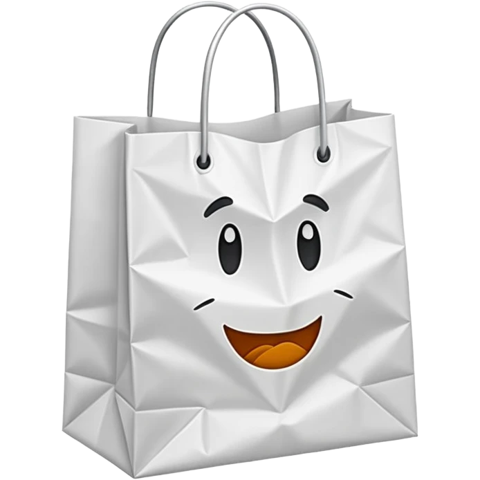 empty shoping bag emoji