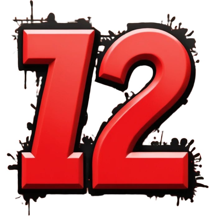 Граффити надпись: 72 emoji