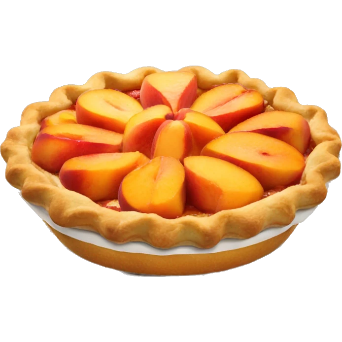 Peachy pie emoji