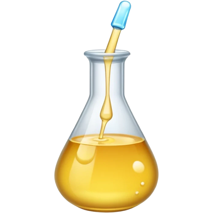 Glass dropper emoji
