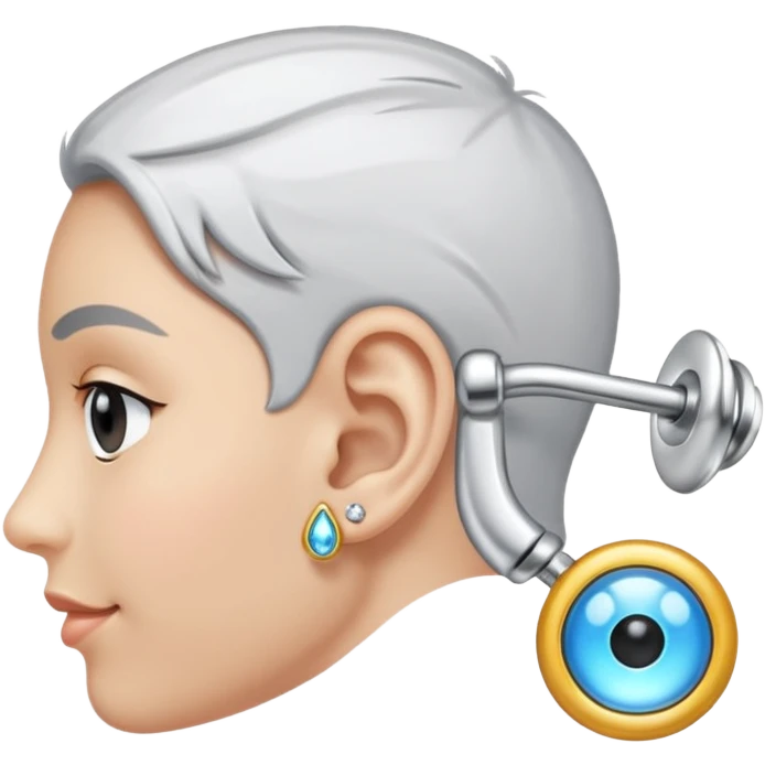 Ear piercing emoji