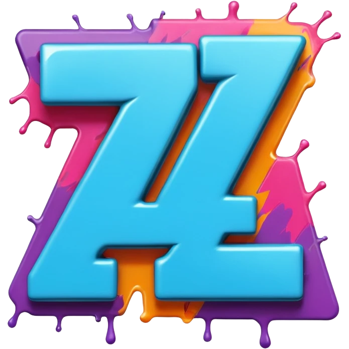 Граффити надпись: 72 emoji