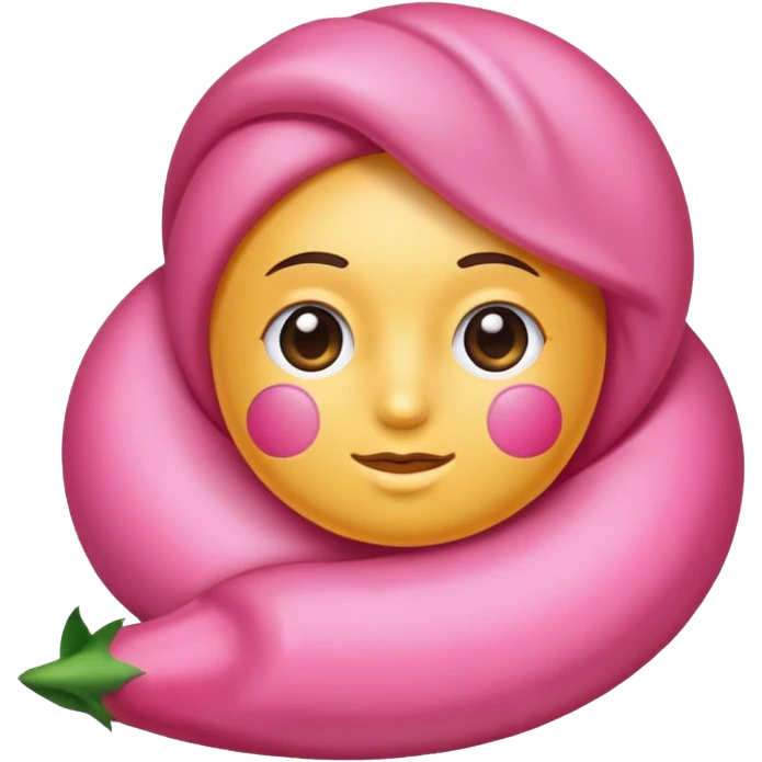 doce rosa emoji