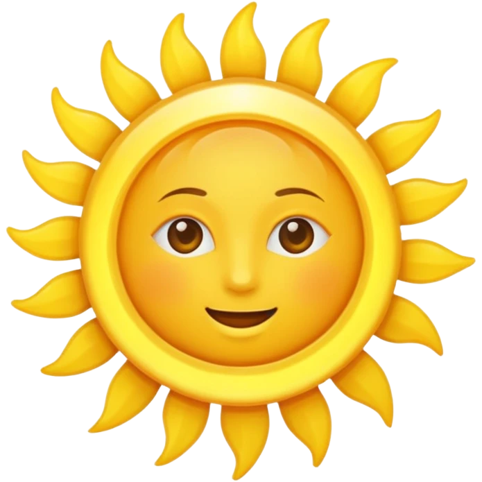 Sun emoji