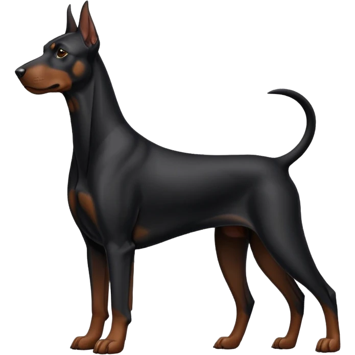 black doberman Y3 emoji