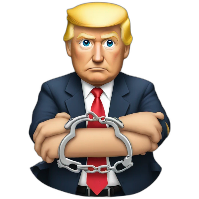 trump-in-handcuffs emoji