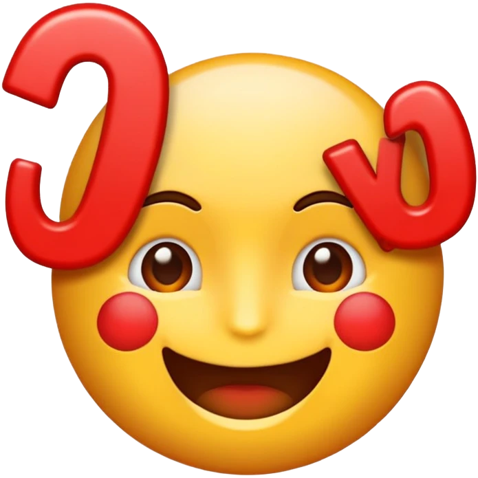 make an emoji saying "vamos" like the 100 emoji, with red letters emoji