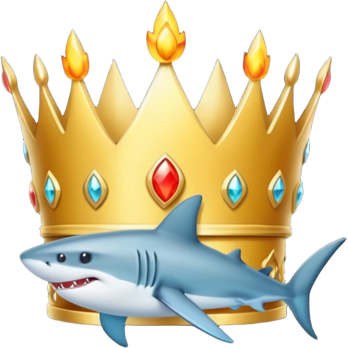         👑
   🦈🔥🔥🔥🦈
  🦈🔥  👁️  🔥🦈
   🦈🔥🔥🔥🦈

 emoji