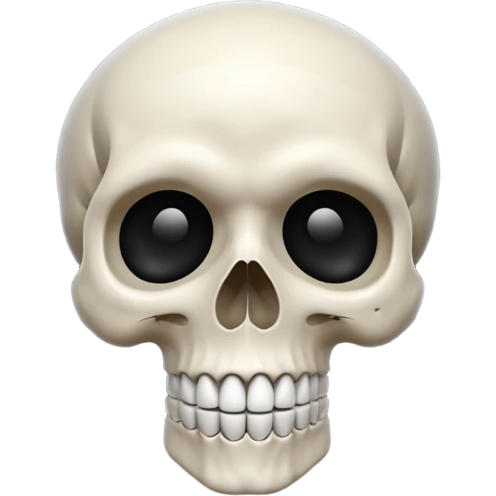 Create a skull on :) emoji