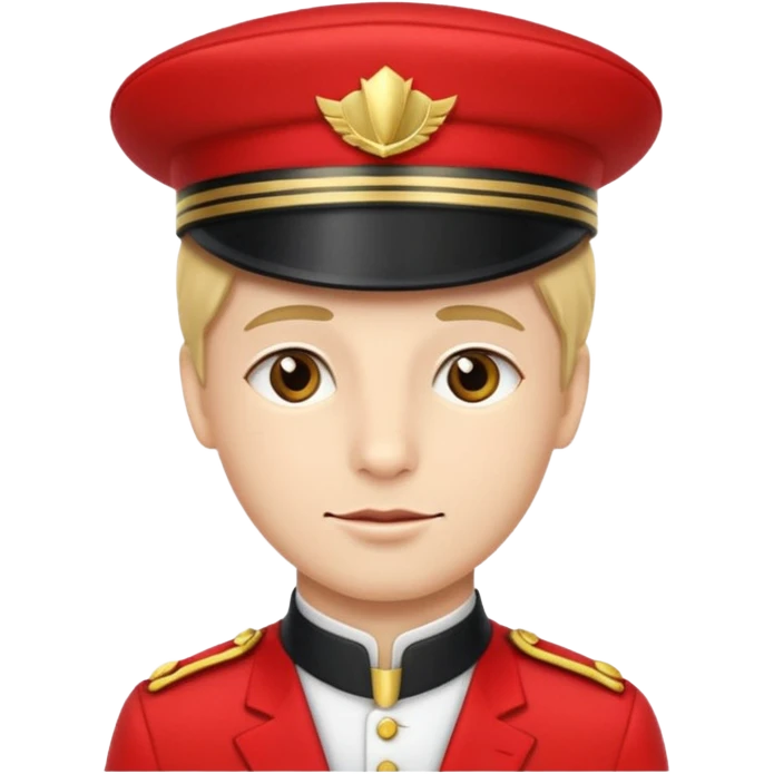 bellboy red hat emoji