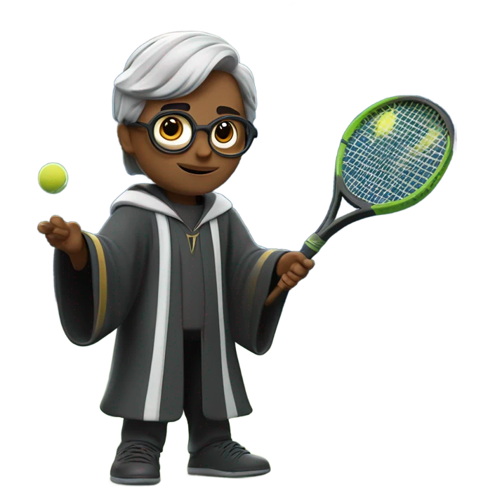 Harry Potter playing tennis emoji
