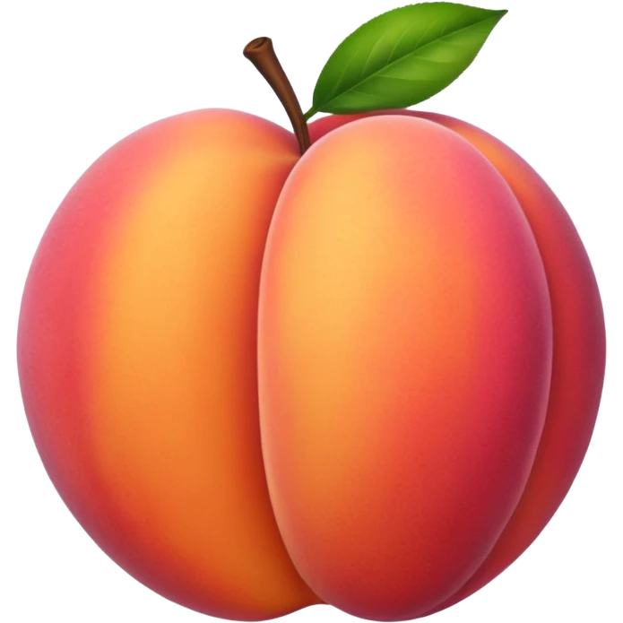 Peach thirsty emoji