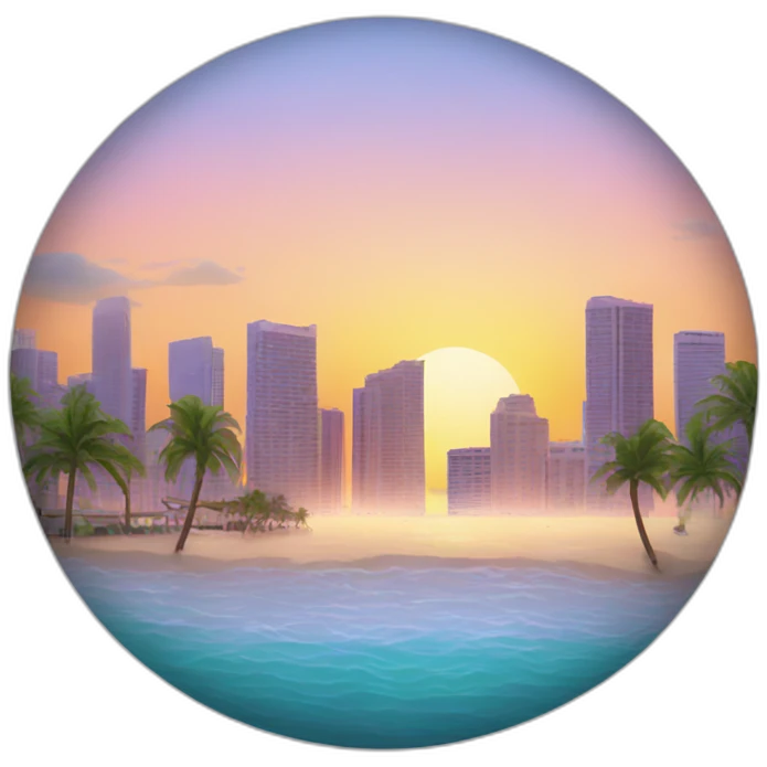 Miami emoji