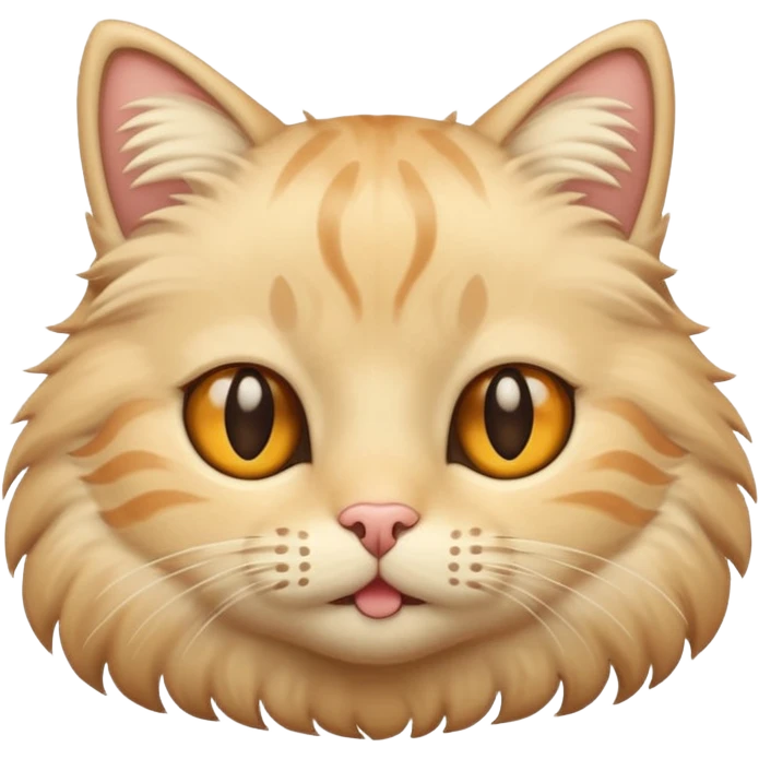 котик бежевый emoji