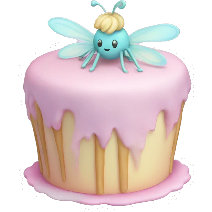Fairy pastel cake emoji