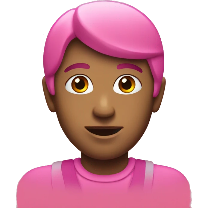 Netflix logo pink emoji