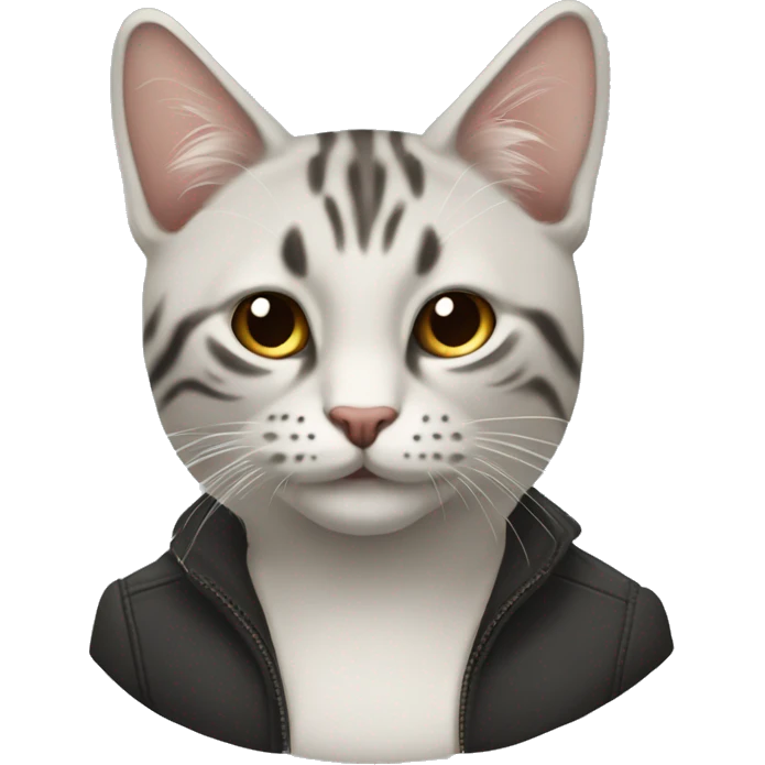 кот в солнцезащитных очках с компьютером emoji