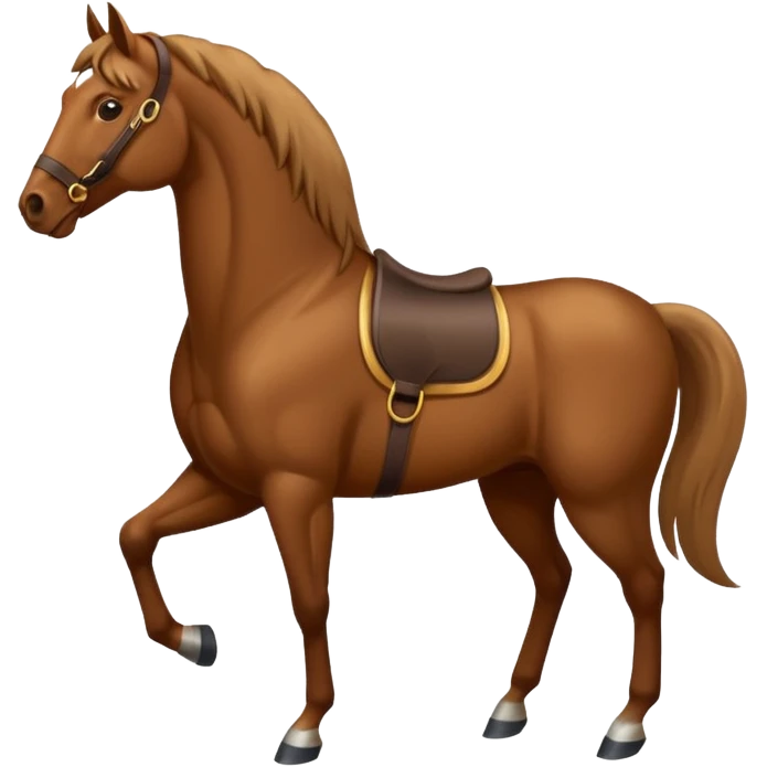 High resolution of A horse emoji