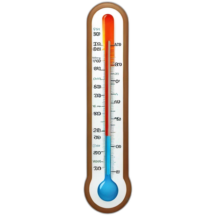 thermometer 90 degrees emoji