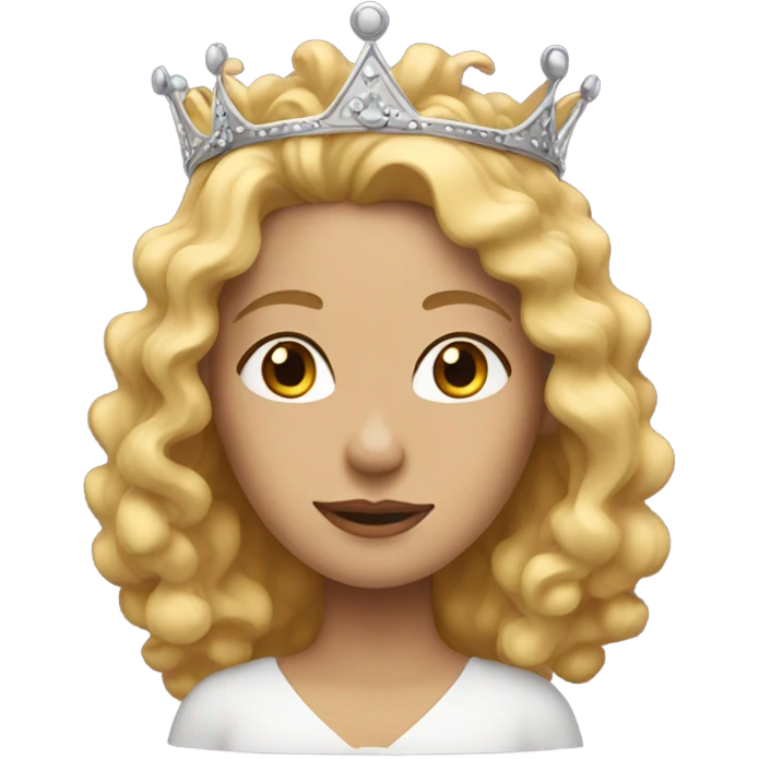 👩🏼‍🦱👑 emoji