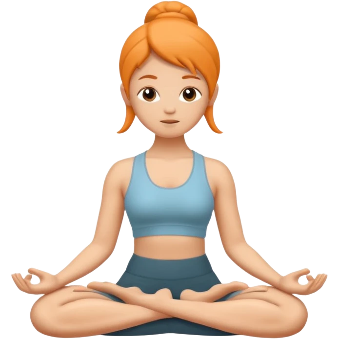 Moodle doing yoga emoji
