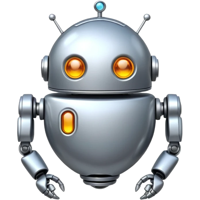 Drop robot emoji