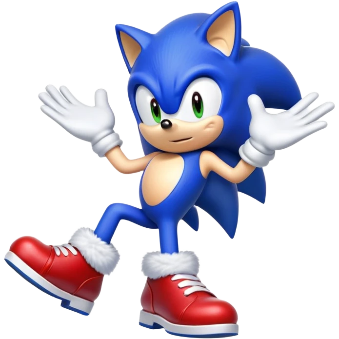 Sonic the hedgehog emoji