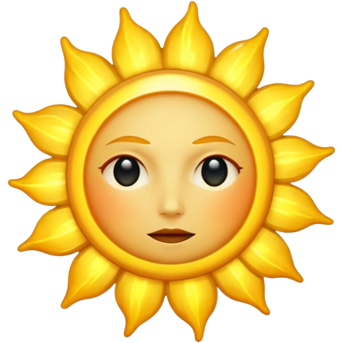 Soleil noir emoji