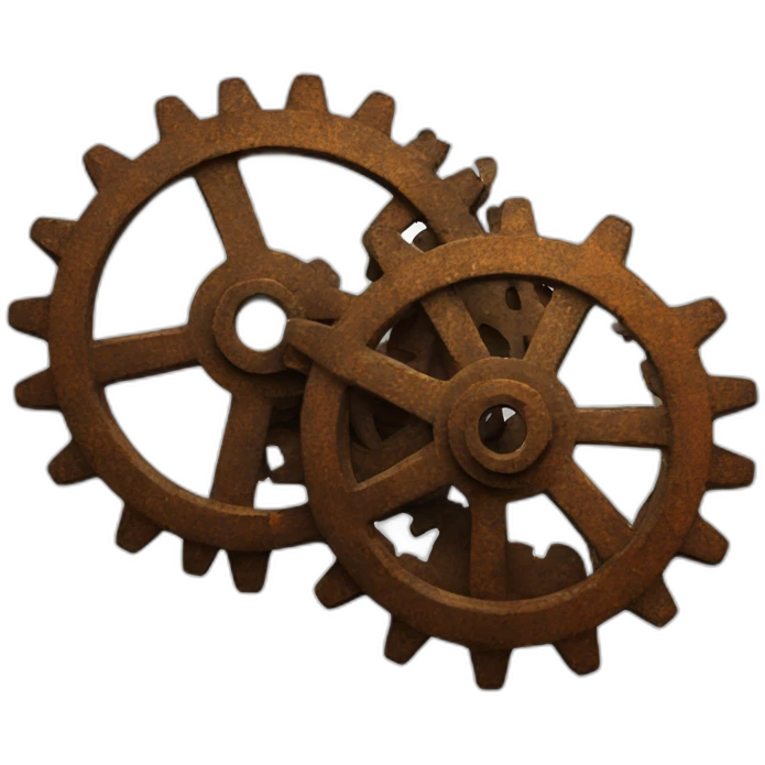 Rusted gears emoji