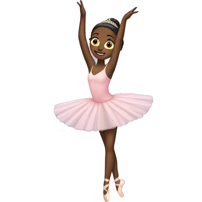 Use this ballerina, but put a black graduation cap emoji
