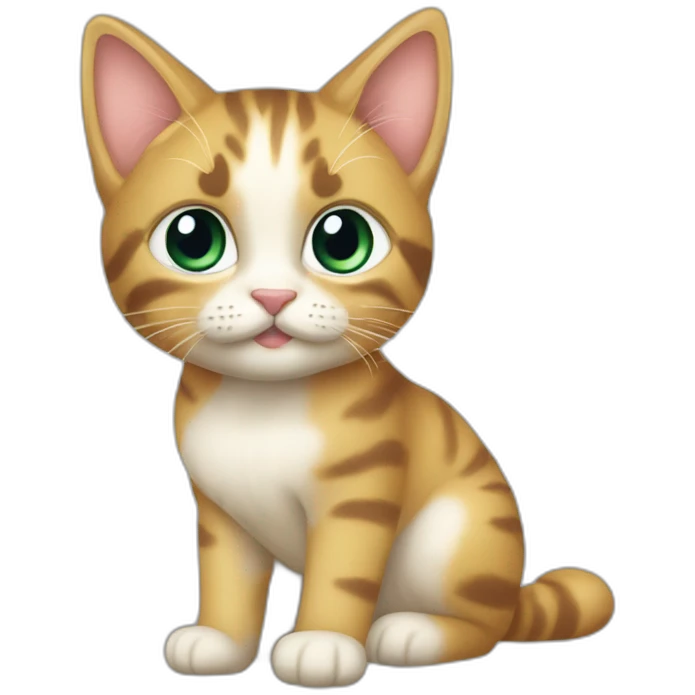 Котик лижет сметану emoji