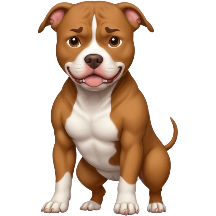 Aggressive pitbull emoji