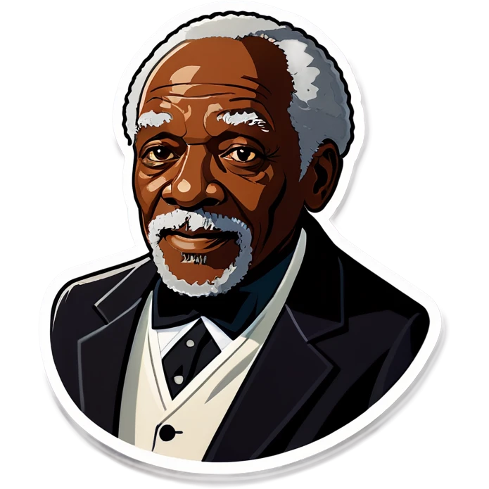 Old black man  emoji