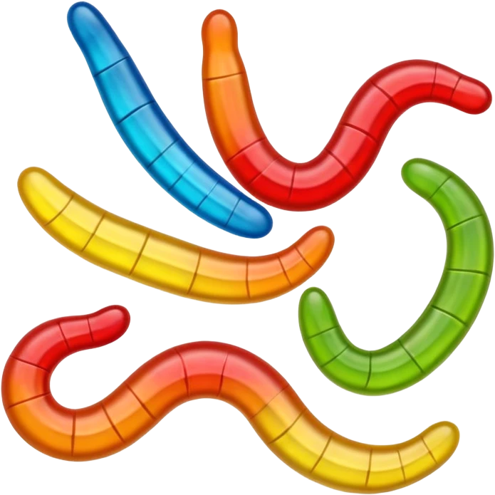 gummy worms emoji