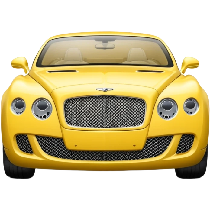Yellow Bentley emoji